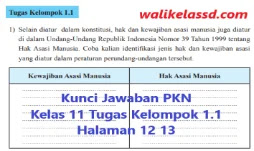 Kunci Jawaban Pkn Kelas 11 Tugas Kelompok 1 1 Halaman 12 13 Wali Kelas Sd