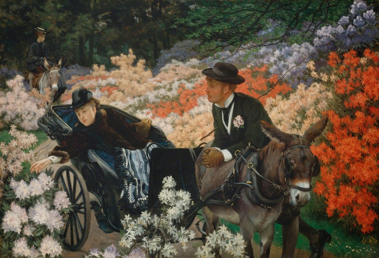 James Tissot The Morning Ride () James Tissot The Morning Ride ()
