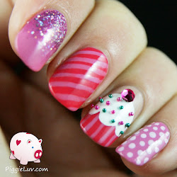 cupcake nail tasty very cupcakes challenge piggieluv nails awesome much had making fun