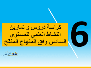 كراسة دروس و تمارين النشاط العلمي للمستوى السادس ابتدائي وفق المنهاج المنقح