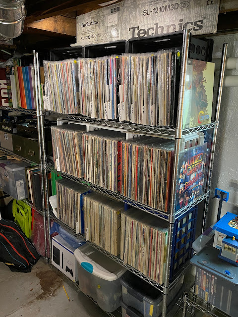 The bulk of my record collection