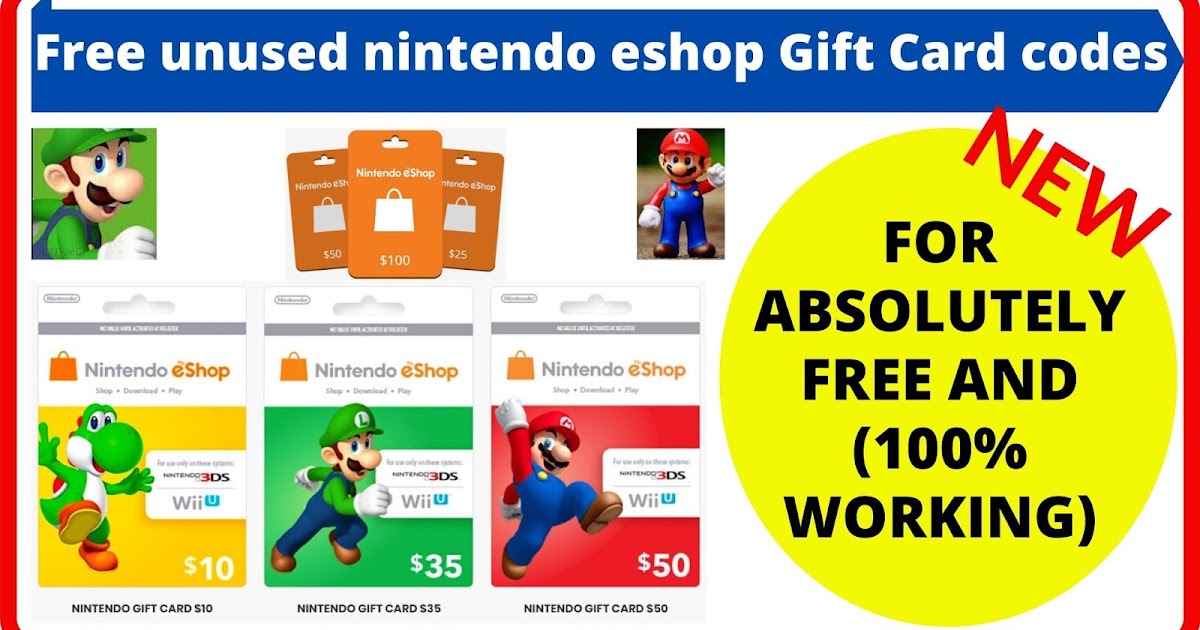Nintendo eshop gift card code generator - lsabank