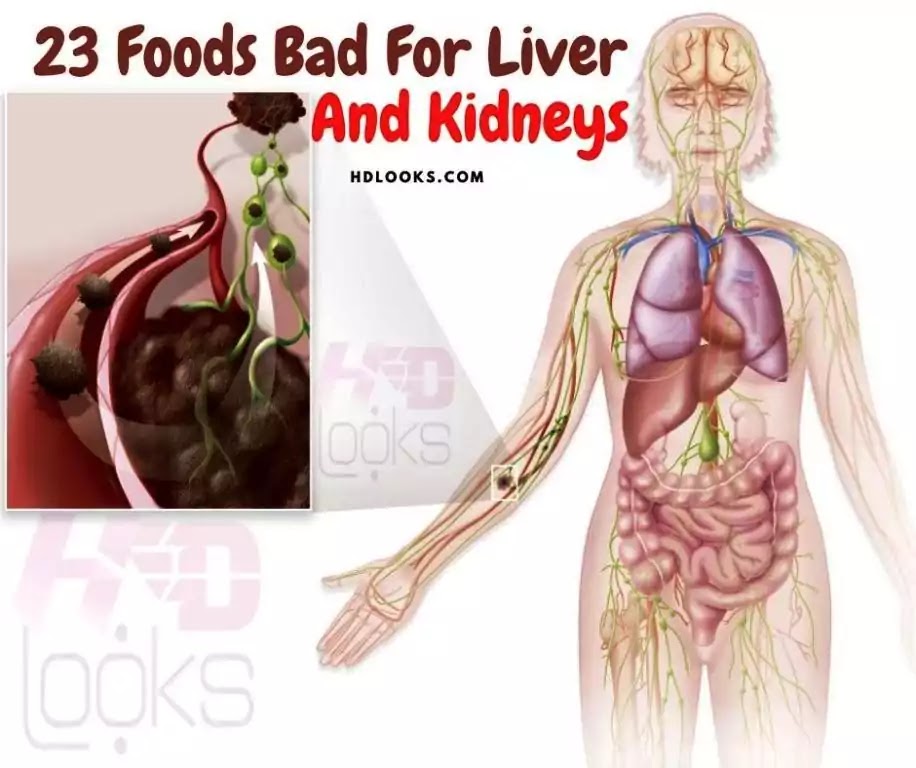 23 Bad Foods For Your Liver And Kidneys Side Effects Of Vitamin A