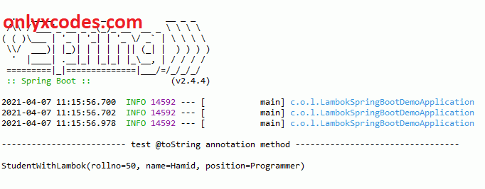 @tostring annotation output