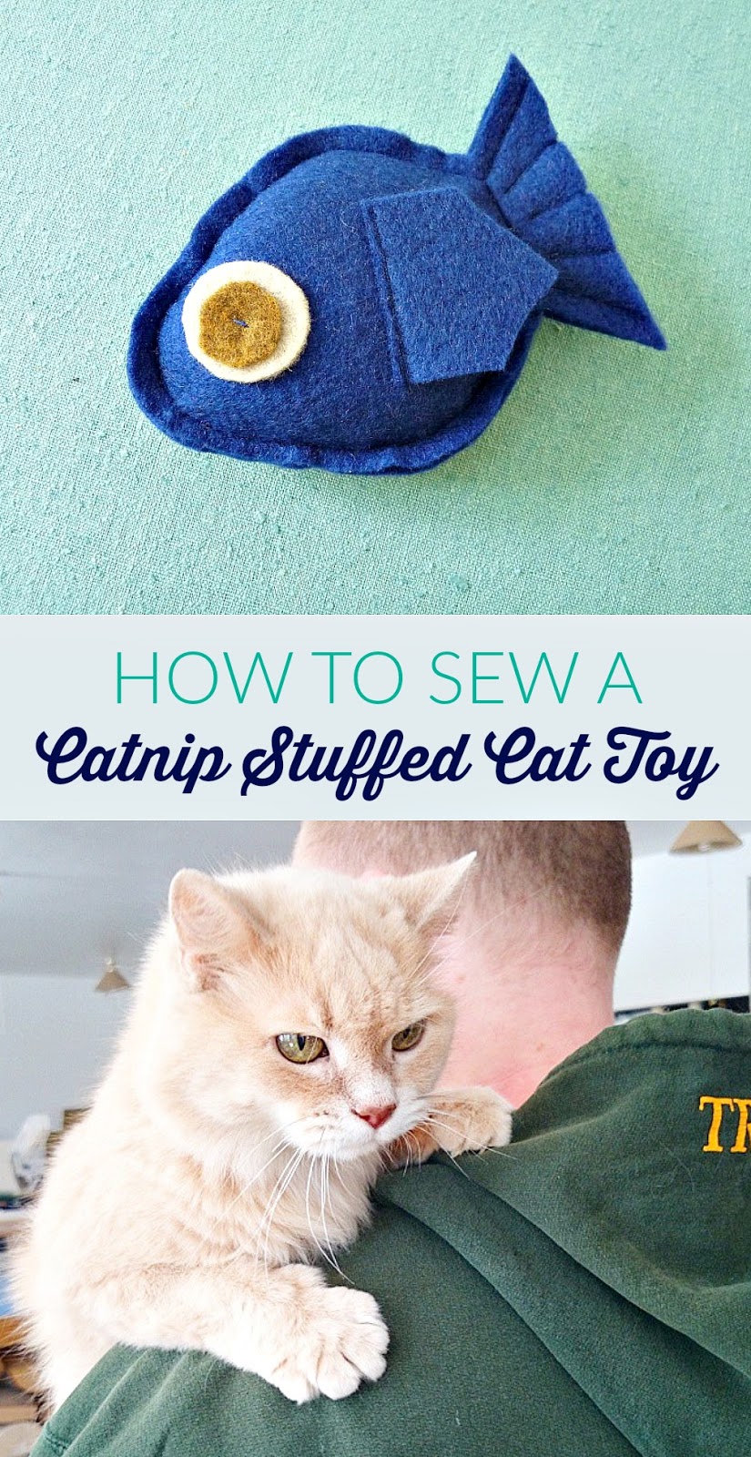 How to Sew Your Own DIY Catnip Stuffed Cat Toy Dans le Lakehouse