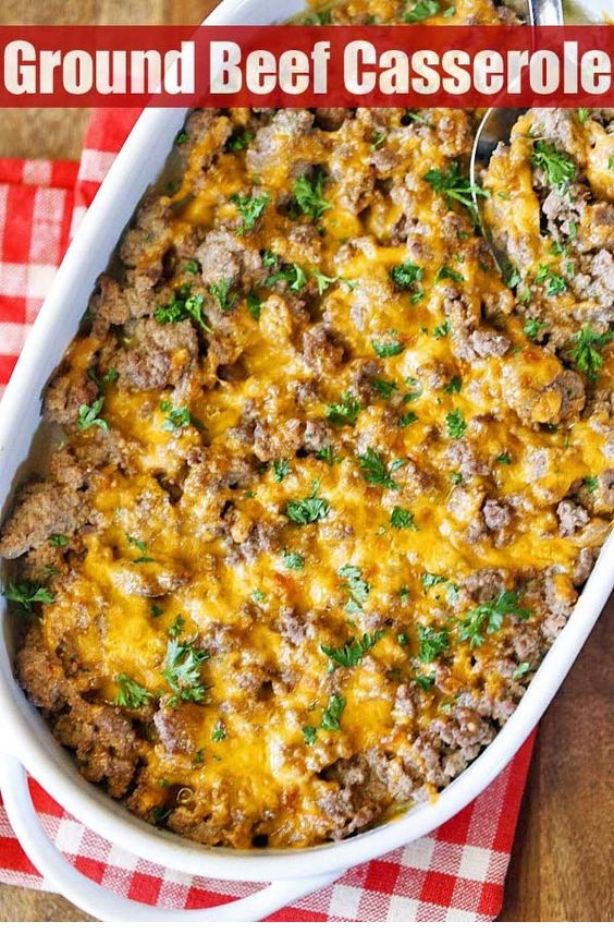 Ground Beef Casserole Food Recipes Need Taste