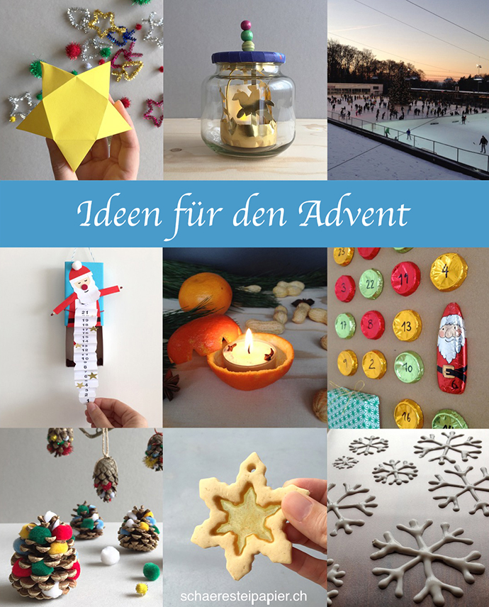 schaeresteipapier: Was zum Basteln und Backen im Advent