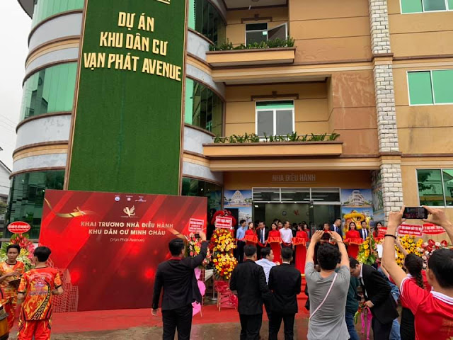 Tưng bừng khai trương Nhà Điều Hành Khu dân cư Minh Châu (Vạn Phát Avenue)