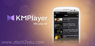 افضل تطبيق تشغيل الفيديوهات على الاندرويد والايفون - تطبيق KMplayer
