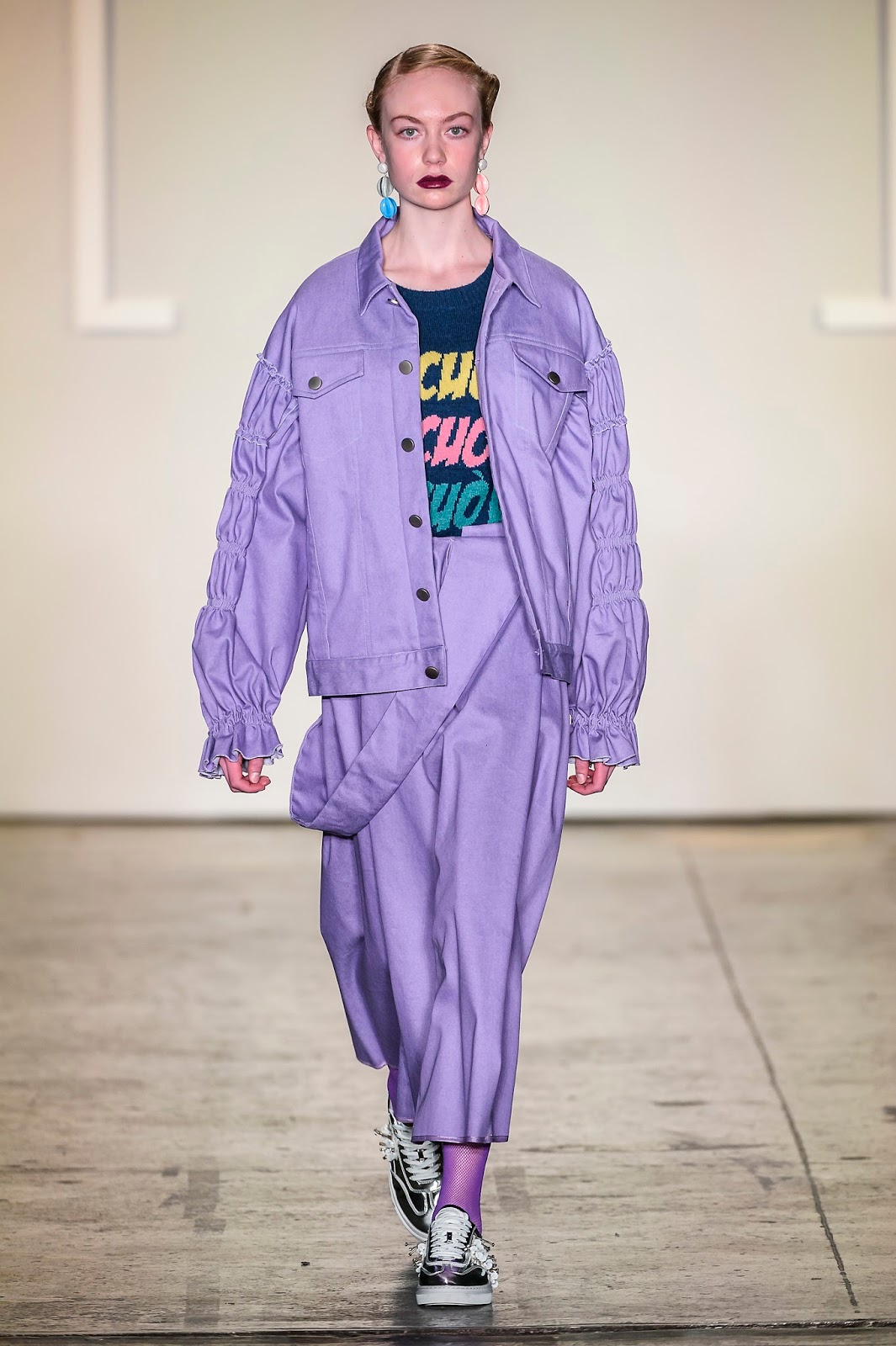 Fashion Hong Kong Fall-Winter-Mariestilo-NYFW Febrero2018-color block coat