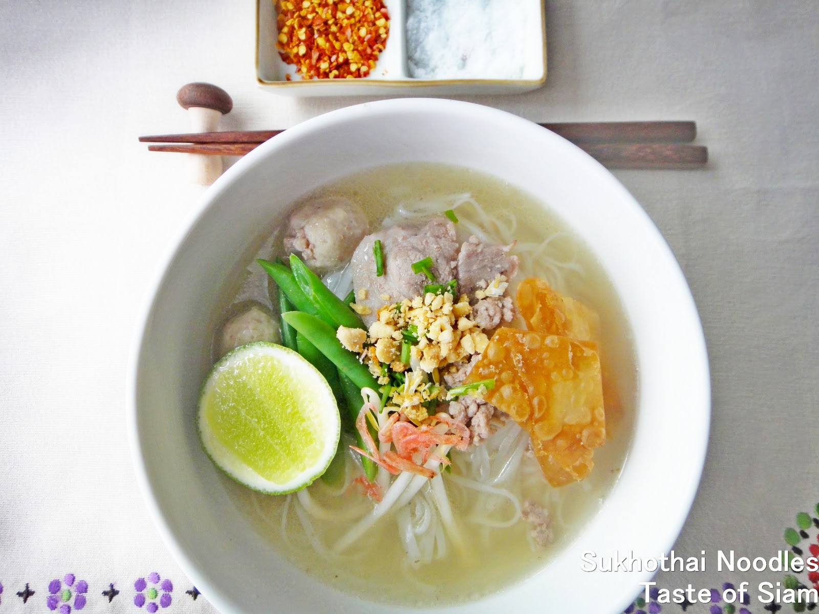 Sukhothaï seasoning for soup