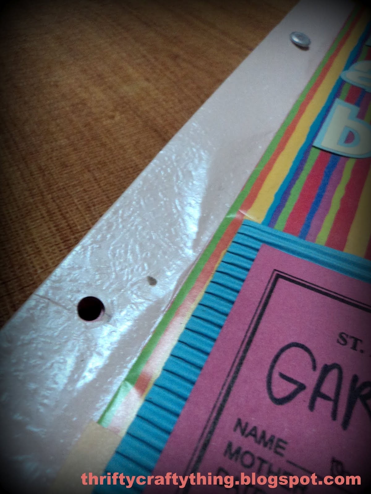 Thrifty Crafty Things {DIY} Chipboard Scrapbook Pages