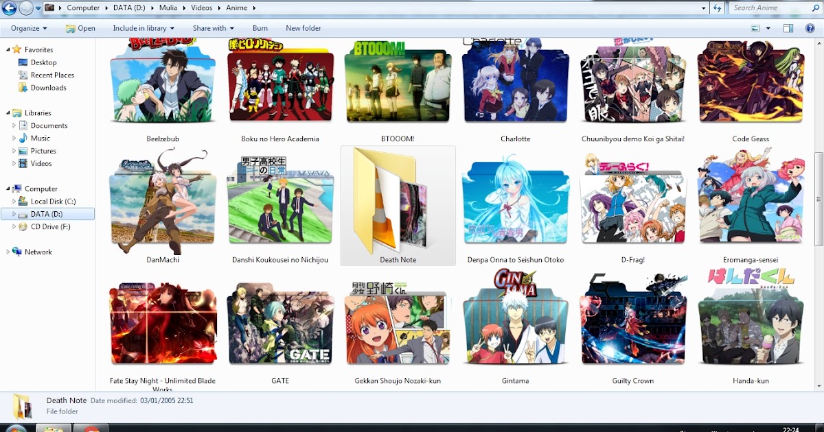 Cara Merubah Icon Folder Menjadi Gambar Anime - WouWoW