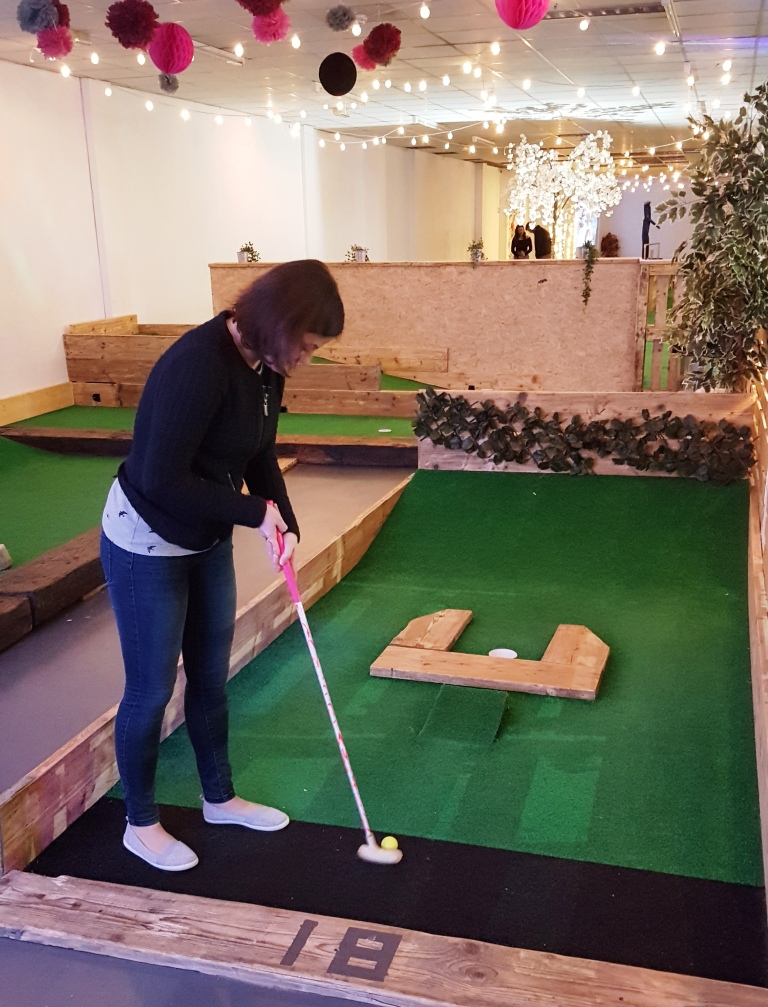 The Ham and Egger Files Crazy Golf at The Clubhouse Stoke in Newcastle