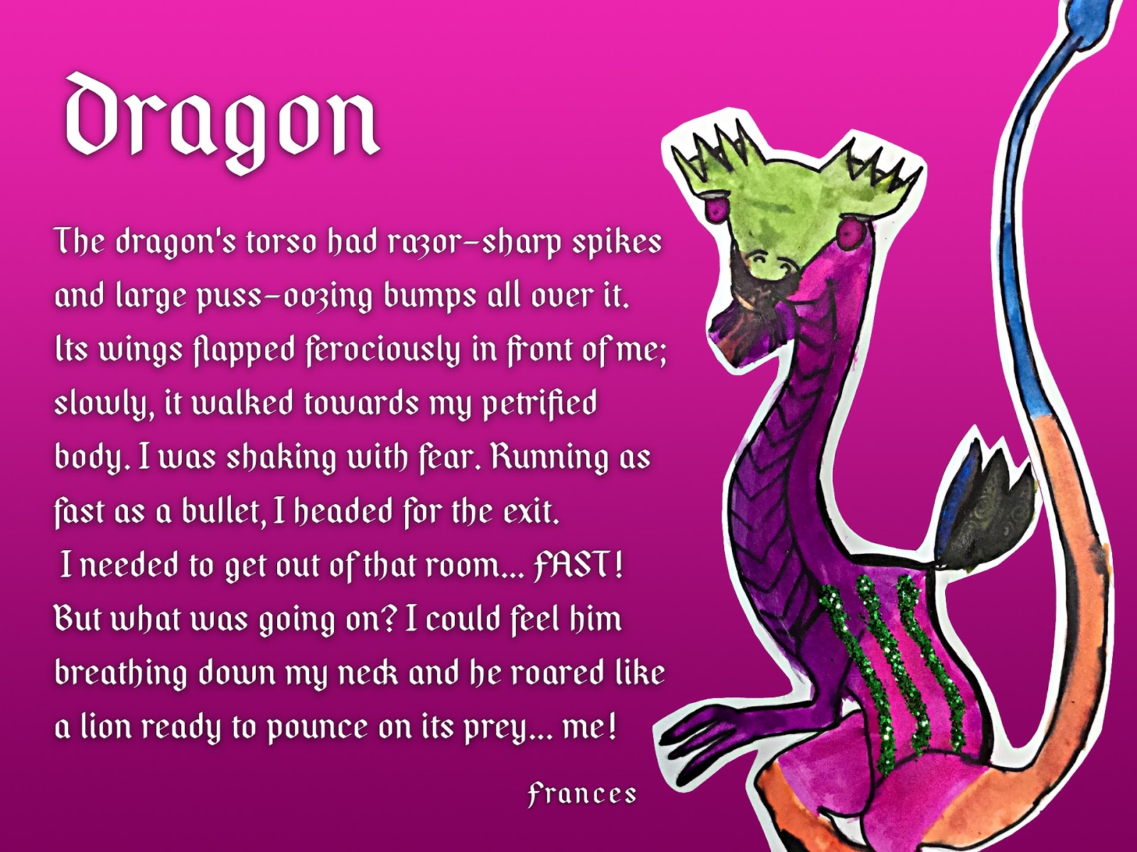 Dragon writing download image