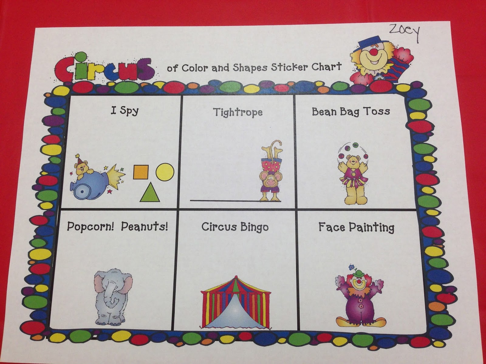 2 Preschool Pals Circus of Colors and Shapes