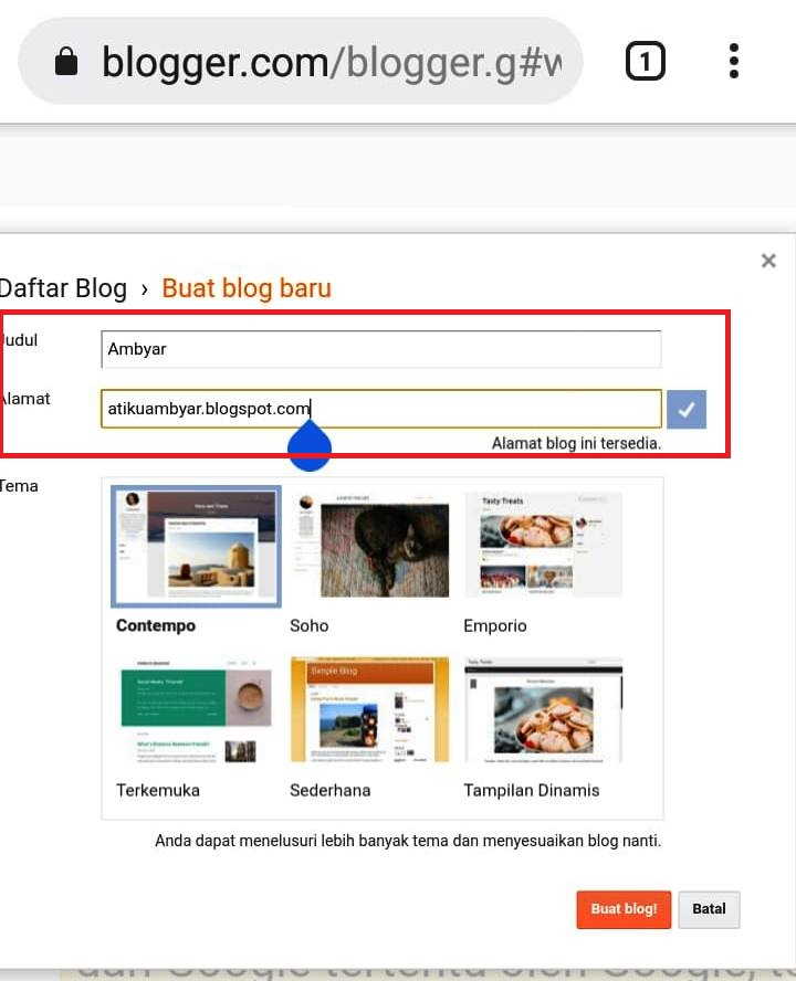 Cara Membuat Blog Di Blogger Via Hp Santri Dan Alam<script async src=