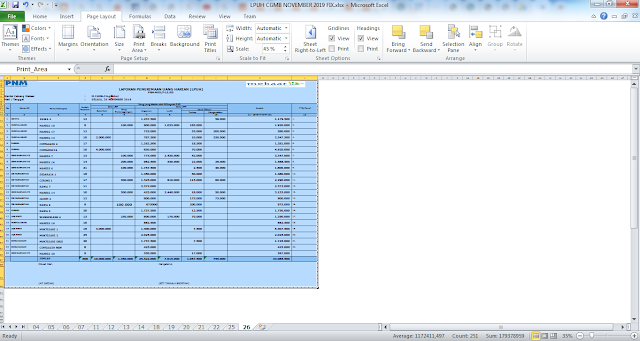 Print Area Microsoft Excel 2010