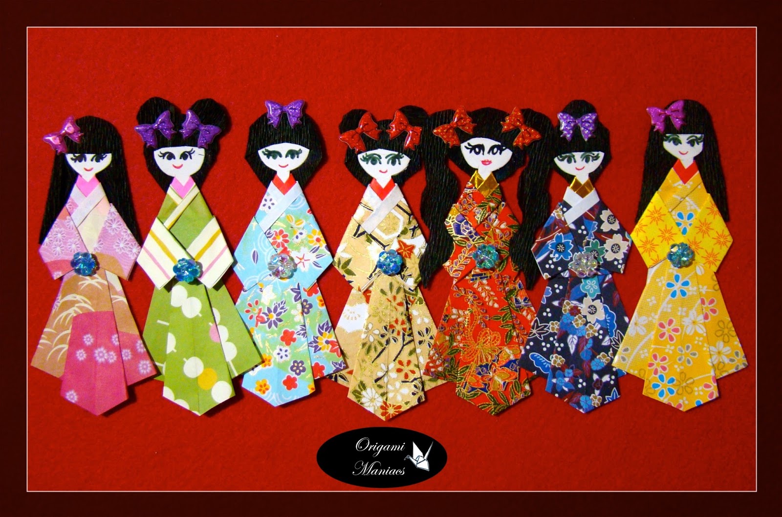 Origami Maniacs Cute Japanese Doll