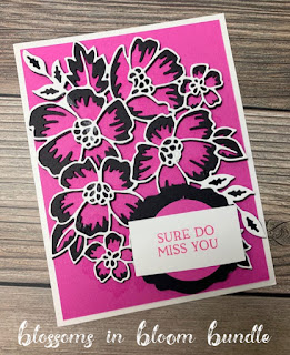 This Blossoms in Bloom Bundle card uses Stampin' Up!'s 2020-2021 Annual Catalog items!  Check out the blog for details.  #StampTherapist #StampinUp