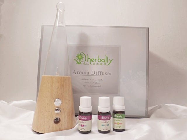 香氛 ░ 北歐風格的設計,質感品味的居家生活herbally 草本真情【花容】精油原木擴香儀