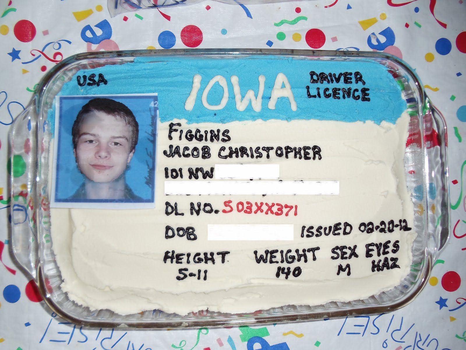 Learning The Frugal Life Homemade Driver License Cake