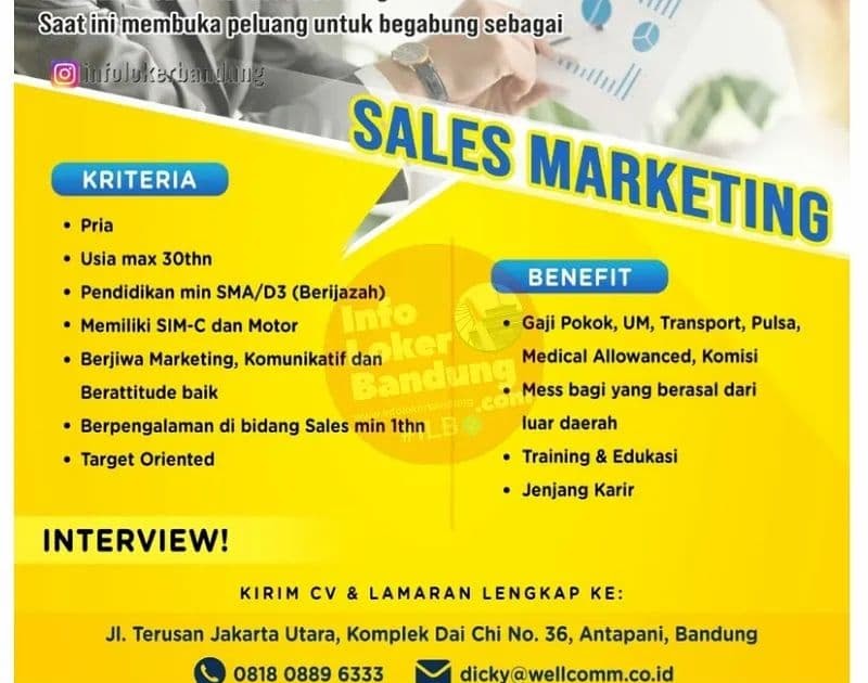 Ribuan Orang Daftar Job Fair di Bandung, Angka Pengangguran Diharapkan ... Loker Bandung Tanpa Pengalaman