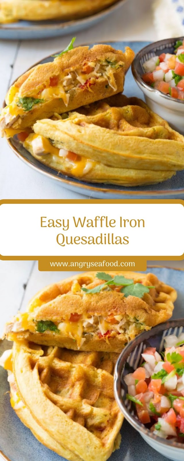 Easy Waffle Iron Quesadillas Easy Waffle Iron Quesadillas