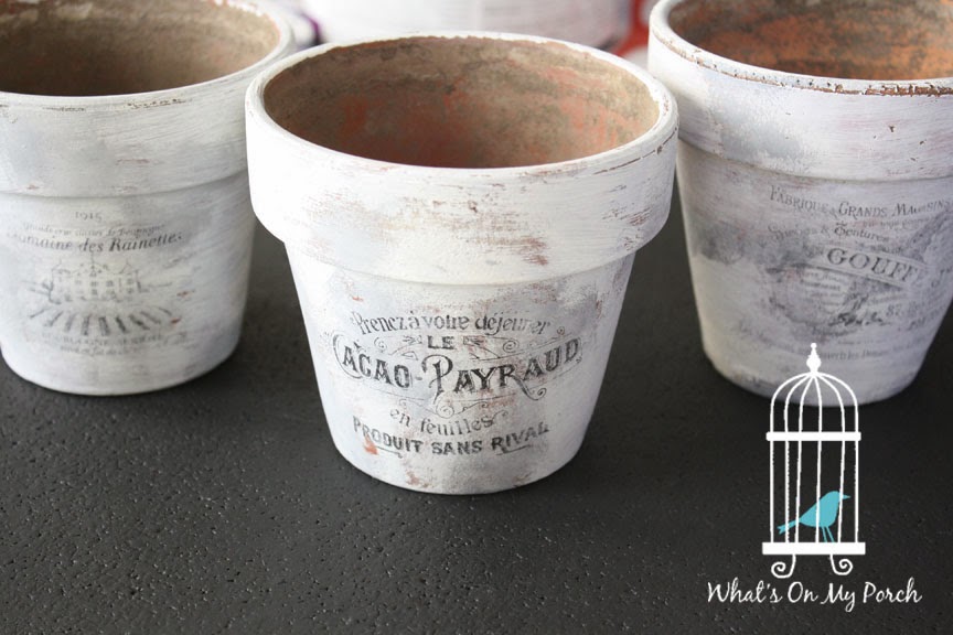 My Porch Prints Transfer Images to Flower Pots
