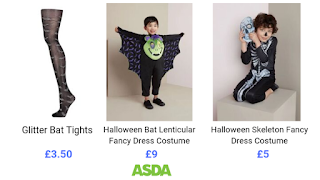 skeleton tights asda