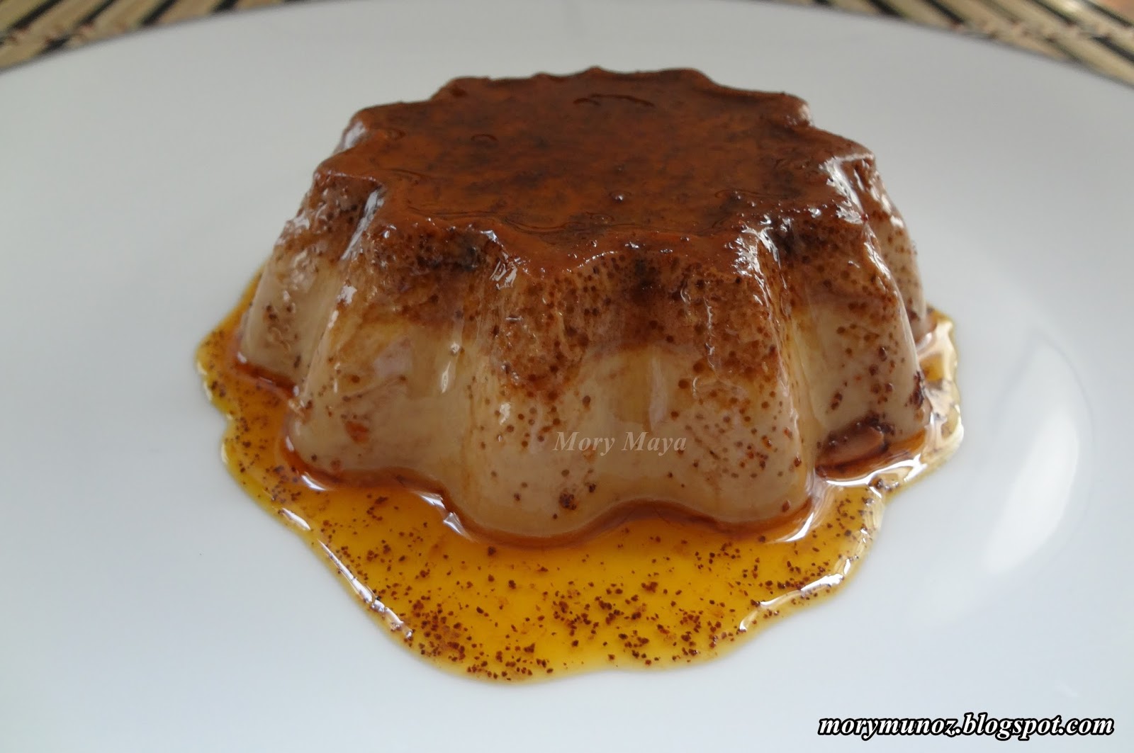 Recetas de cocina con Mory Flan de chocolate mexicano abuelita/Ibarra