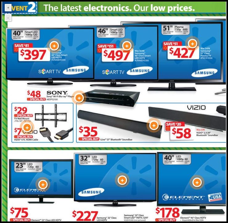 tvs on sale at walmart apps technology
