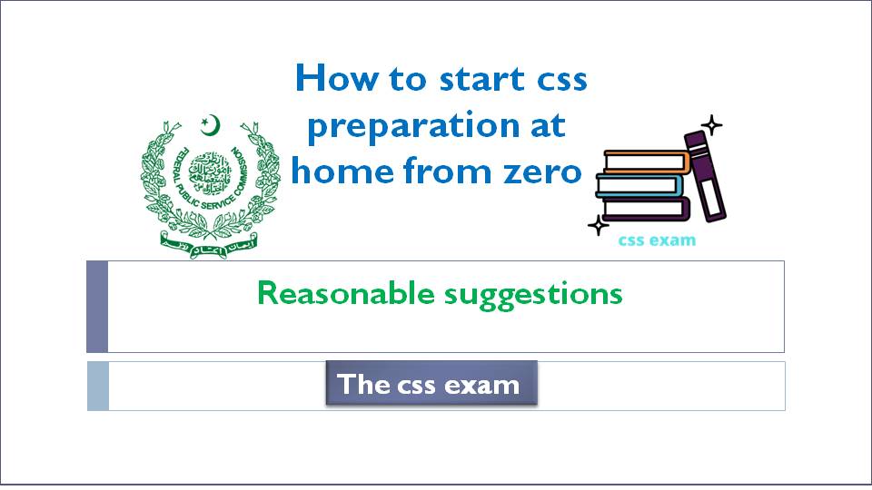 Tips for css preparation at home from zero