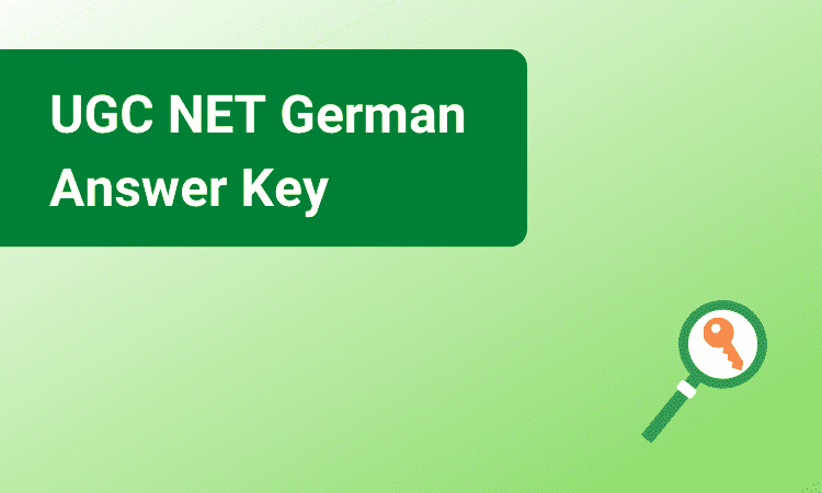 UGC NET German Answer Key