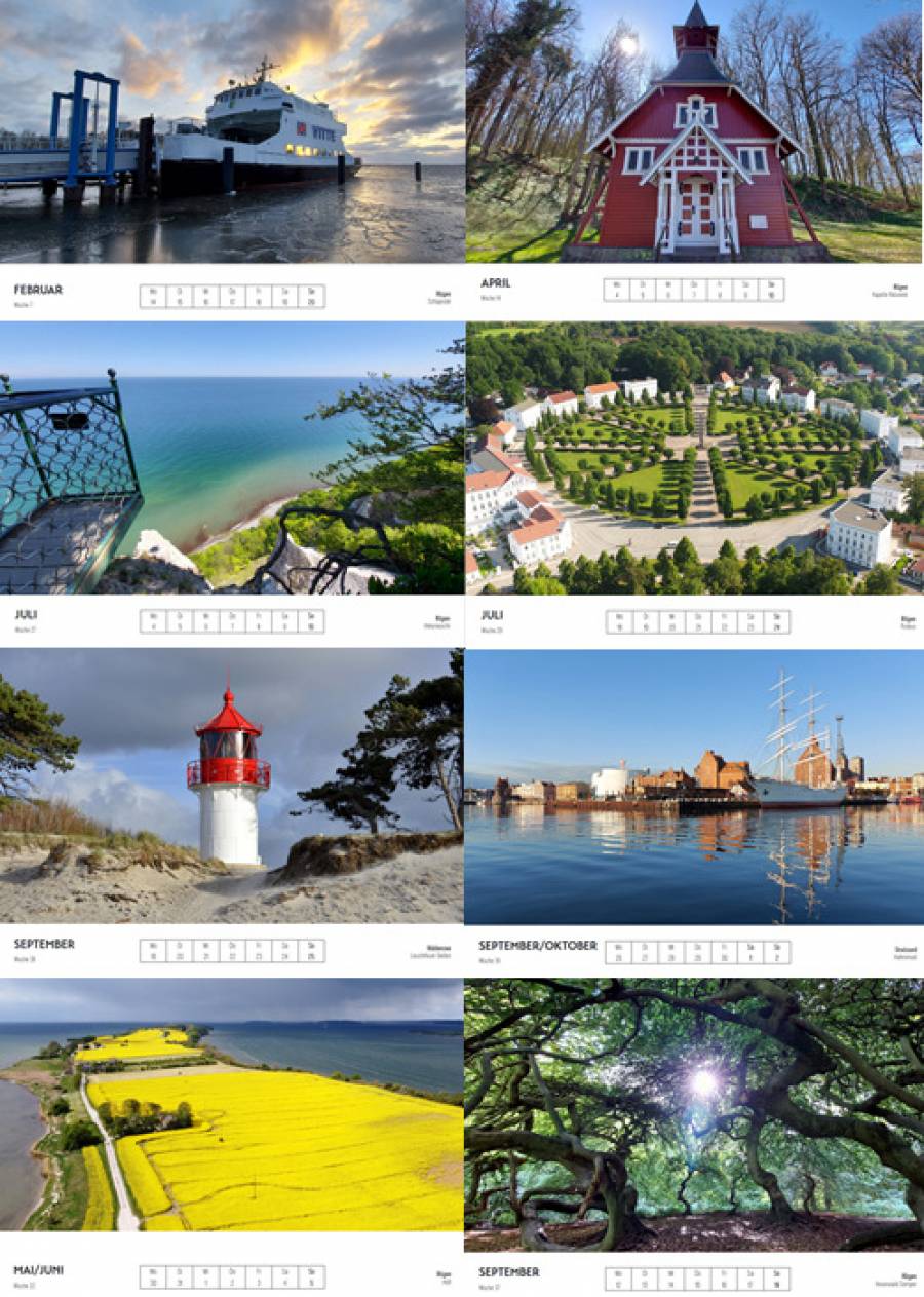 Rügen Kalender: Die neuen Kalender sind ab sofort erhältlich