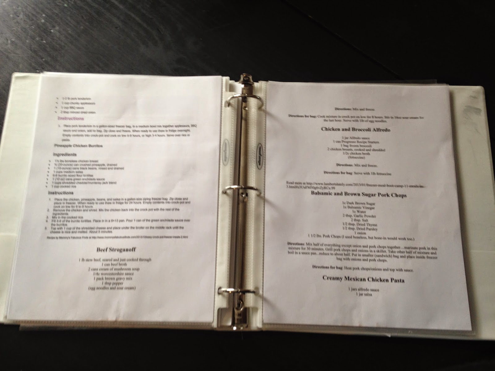 The Crafty Klutz: A month of freezer meals in a day