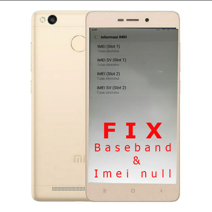 XIAOMI REDMI 3S BASEBAND IMEI NULL RESTORE QCN WITH QFIL