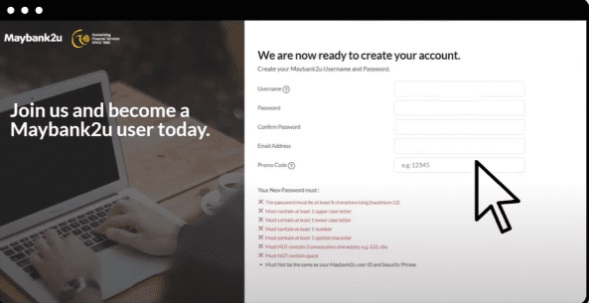 Cara daftar maybank2u online 2021