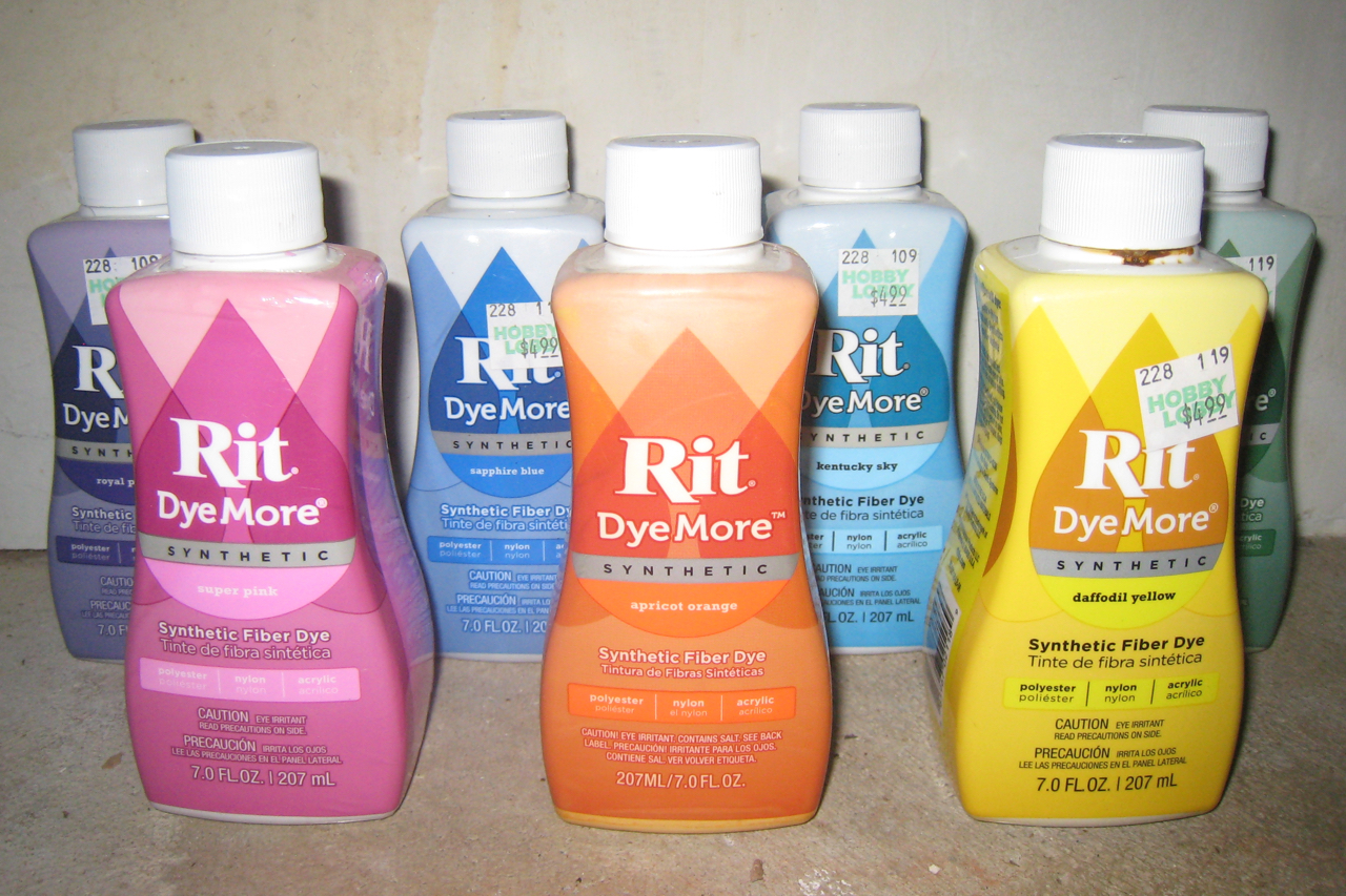 Rit DyeMore Synthetic Fabric Dye - Vintage Clothing Repair DIY