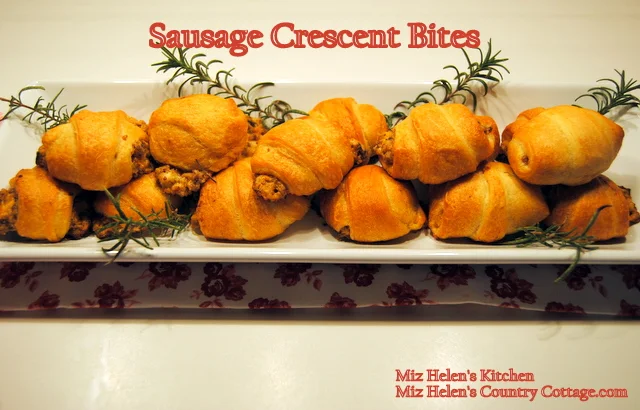 Sausage Crescent Bites at Miz Helen's Country Cottage