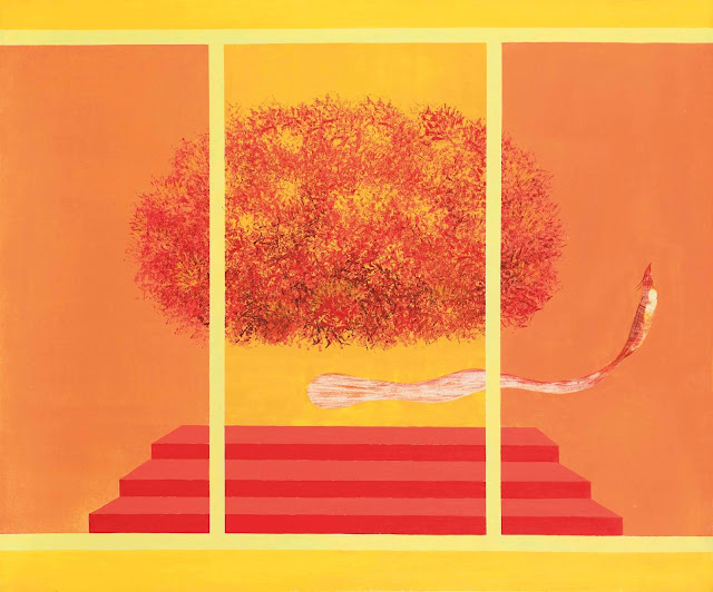 JAGDISH SWAMINATHAN (1928-1994) Untitled (Bird, Tree and Mountain Series)