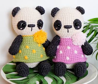 PATRON GRATIS OSO PANDA AMIGURUMI 43405