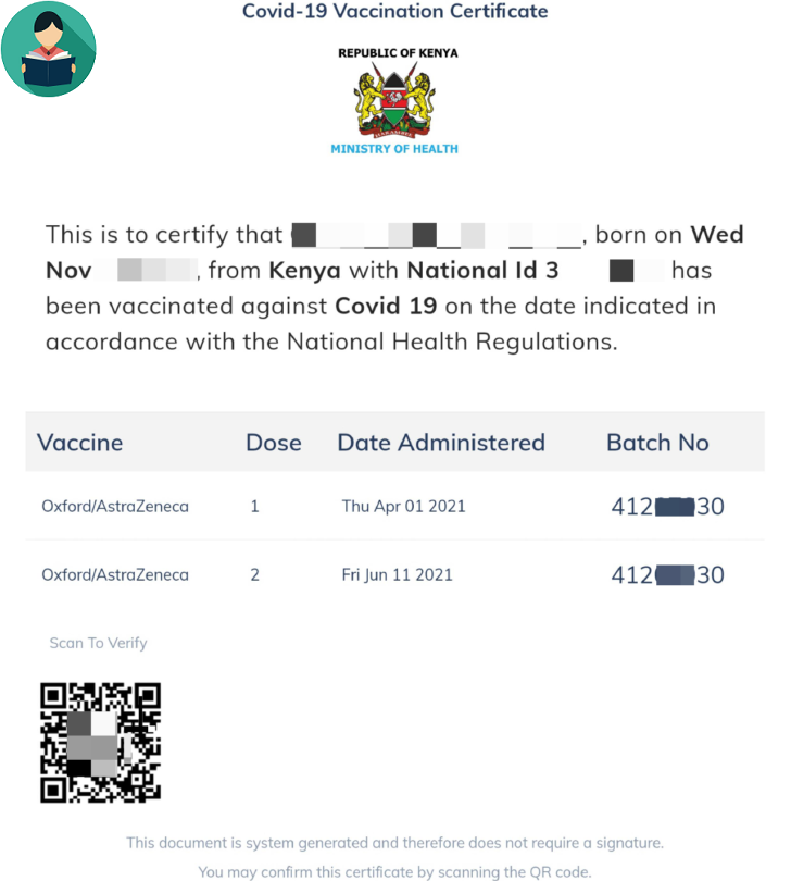 How To Get COVID-19 Vaccination Certificate in Kenya
