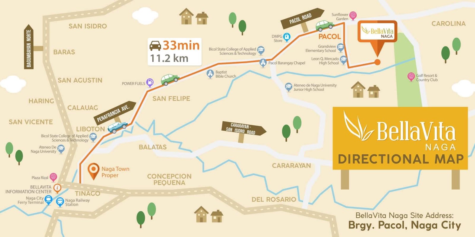 Pacol Naga City Map May 2019 ~ Naga City Deck