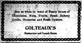 Colteaux's 1917 Ad