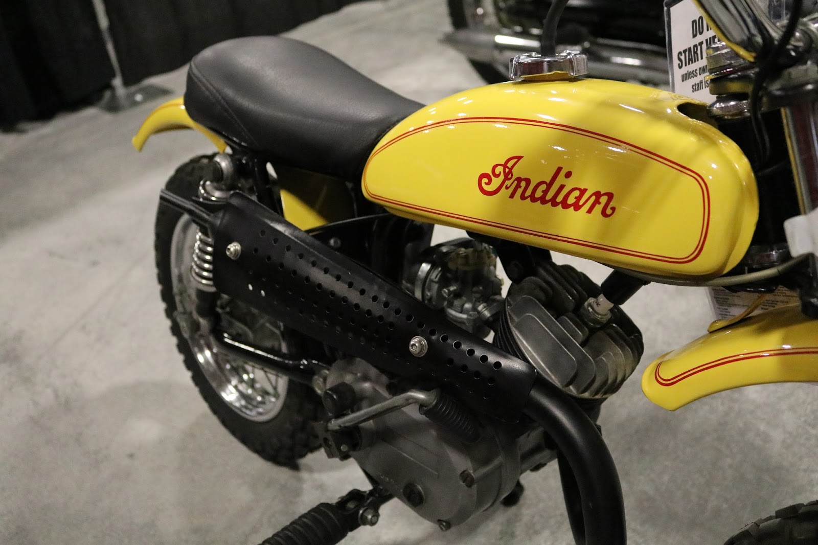 OldMotoDude 1971 Indian M5 MiniBike sold for 2,000 at the 2017 Mecum