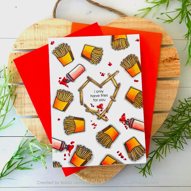 Sunny Studio Stamps: Fast Food Fun Punny Customer Card by Bobbi Lemanski