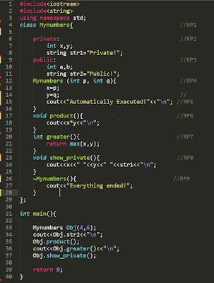 COMPUTER SCIENCE HUB : C++ OOP Example Code and Explanation.