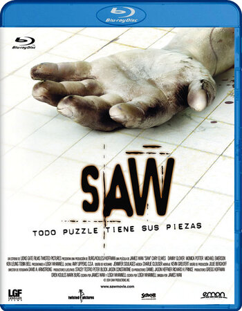 Saw (2004) Dual Audio Hindi 480p BluRay x264 300MB Movie Download