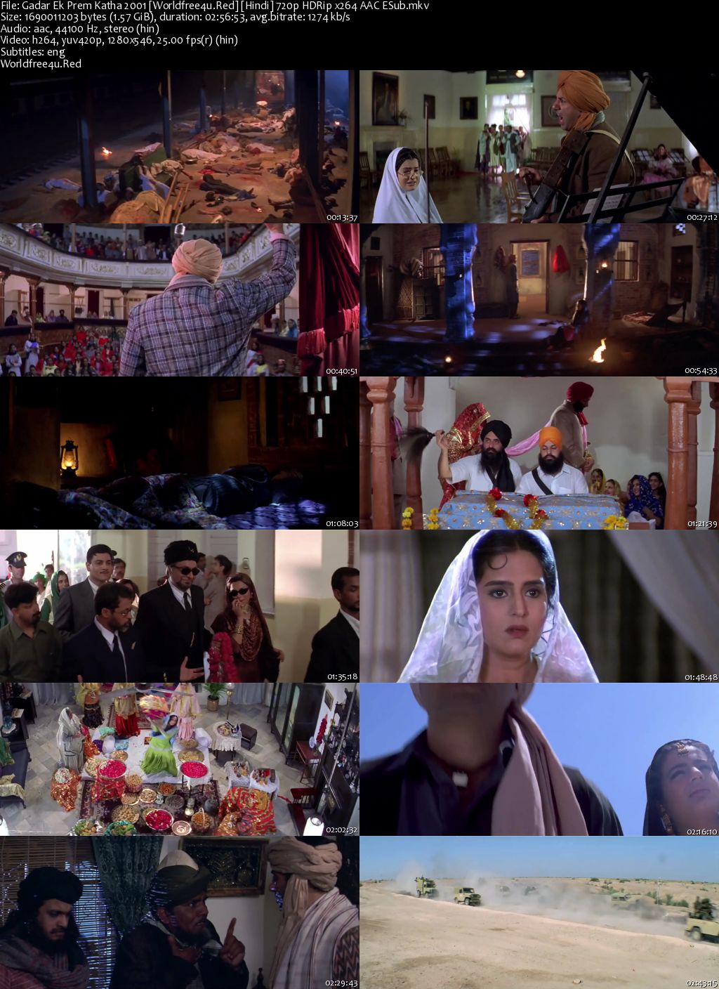 Gadar: Ek Prem Katha 2001 Hindi Movie Download || HDRip 720p
